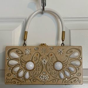 Vintage Rare Enid Collins Original Box Bag Love Doves